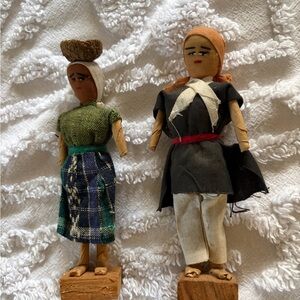 Vintage (70’s) Panamanian folk Dolls Set -